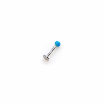 Piercing LABRET con pallina di plastica 6 mm