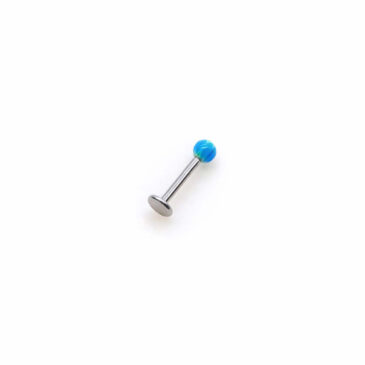 Piercing LABRET con pallina di plastica 8 mm