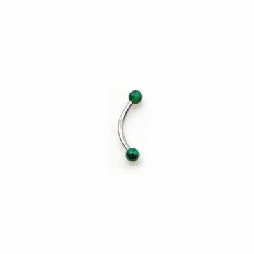 Piercing BANANA EYE 10 mm con pallina in plastica