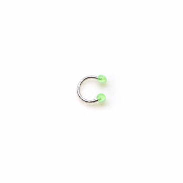 Piercing CIRCURAL 6 mm con palline in plastica