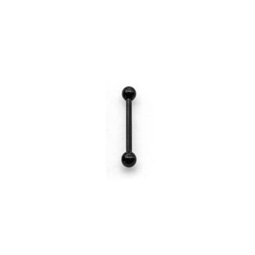 Piercing BARBELL 12 mm anodizzato nero