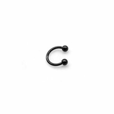 Piercing CIRCURAL 6 mm anodizzato nero