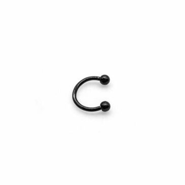 Piercing CIRCURAL 8 mm anodizzato nero