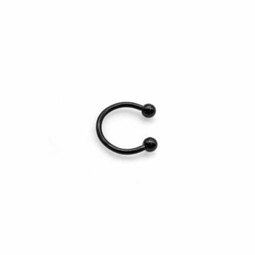 Piercing CIRCURAL 10 mm anodizzato nero