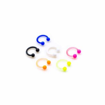 Piercing CIRCULAR 8 mm in teflon fluo