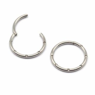 Hoop septum 10 mm Silver Color