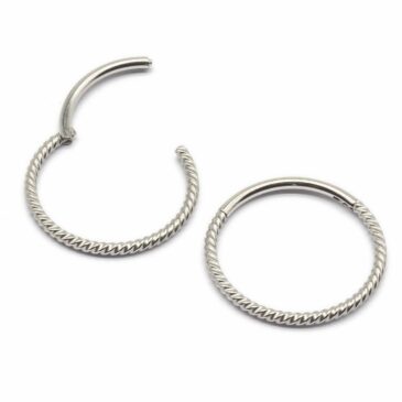 Hoop septum 10 mm Silver Color