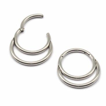 Hoop septum 8 mm Silver Color