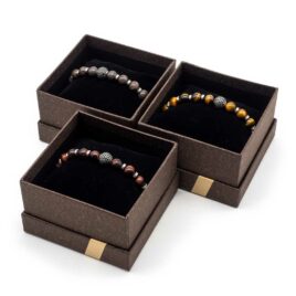 Bracciale elastico misto perline colori assortiti